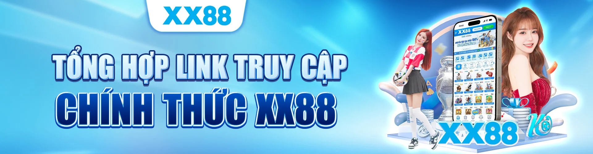 Tổng hợp link truy cập chính thức xx88